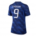 Maillot de foot France Marcus Thuram #9 Domicile vêtements Femmes Monde 2026 Manches Courtes
